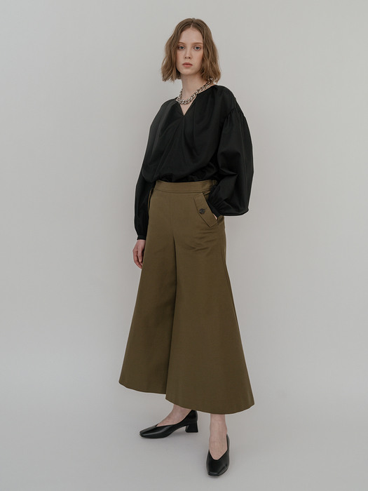 EIFFEL WIDE FLARE PANTS (2COLORS)