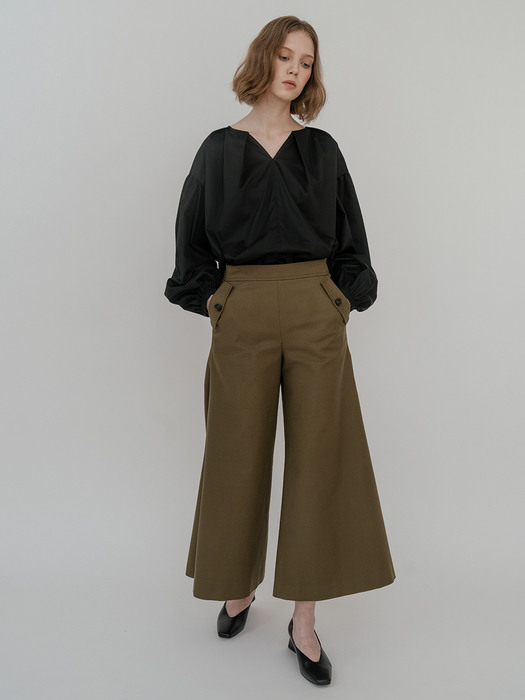 EIFFEL WIDE FLARE PANTS (2COLORS)