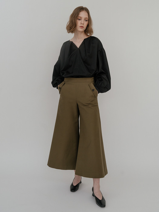 EIFFEL WIDE FLARE PANTS (2COLORS)