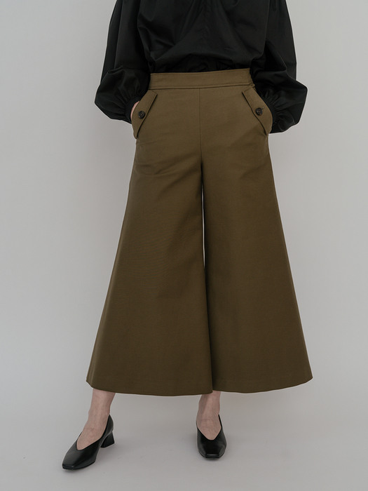 EIFFEL WIDE FLARE PANTS (2COLORS)