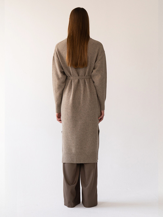[FW20 ESSENTIAL] Turtleneck Knitted Dress Woody