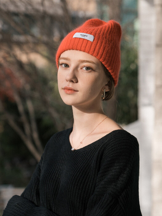 Troyes Angora Beanie (6color)