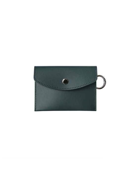 Classic card wallet - forest green