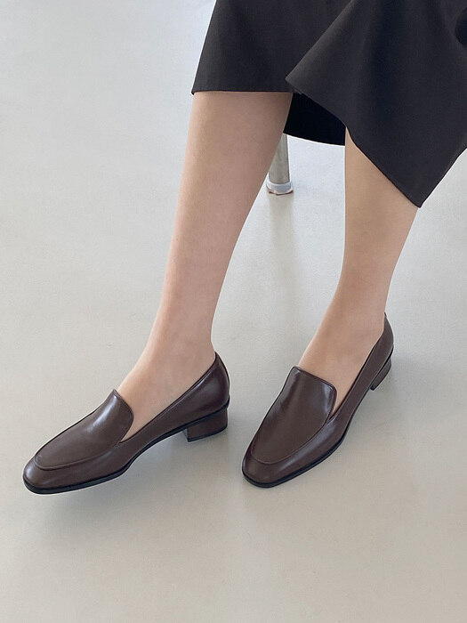 mc 021 block heel loafer (2color)