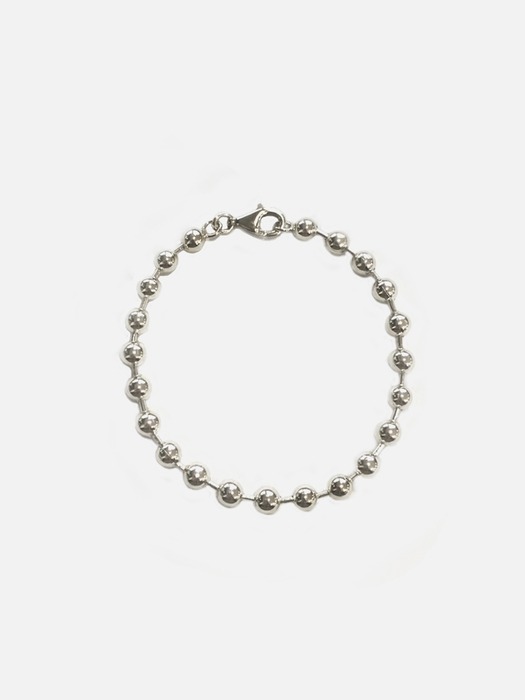 [Silver] Bold Ball Chain Bracelet