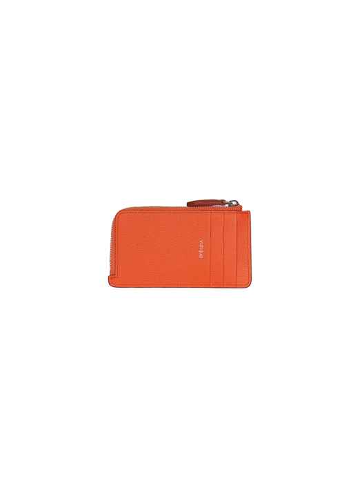 Magpie Zipper Card Wallet (맥파이 지퍼 카드지갑) Neon orange
