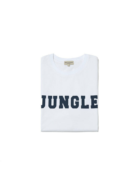[MIJ] 정글 크루넥 티셔츠 - 화이트