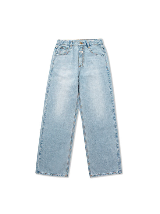 MARITHE W WIDE JEANS light blue