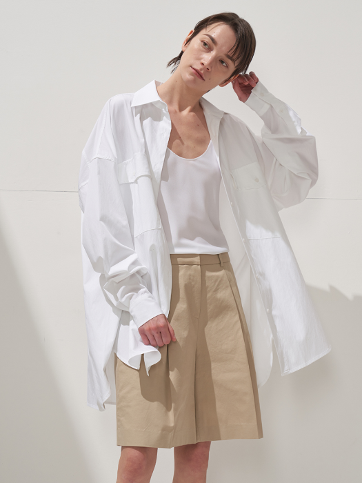 NATURE HALF PANTS_LIGHT BEIGE