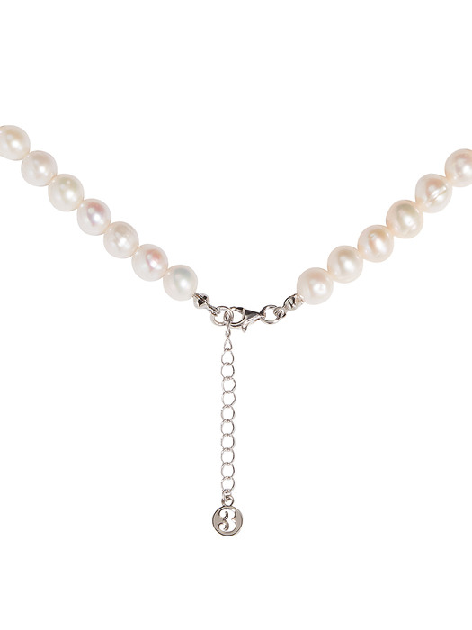 P.S(pearl shell) no.3 basic necklace pink