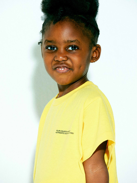 KIDS AUTHENTIC T-SHIRT(AUTHENTIC YELLOW)