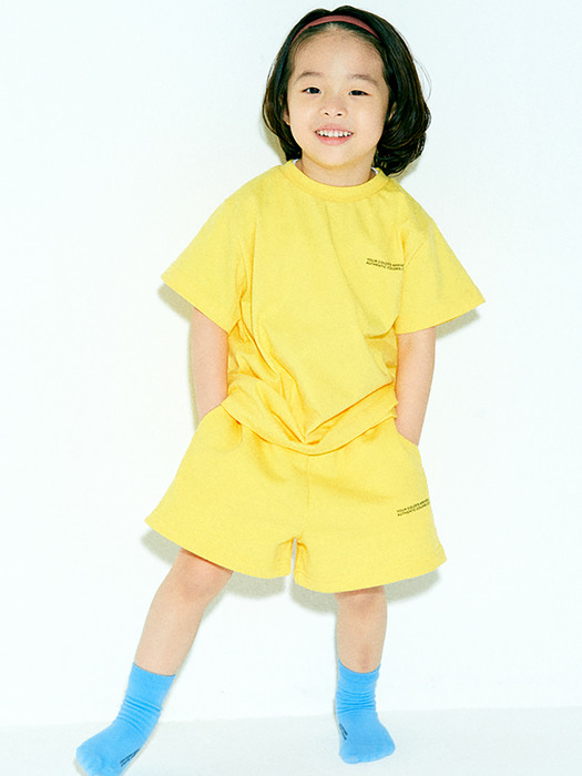 KIDS AUTHENTIC T-SHIRT(AUTHENTIC YELLOW)