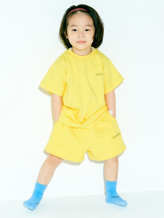 KIDS AUTHENTIC T-SHIRT(AUTHENTIC YELLOW)