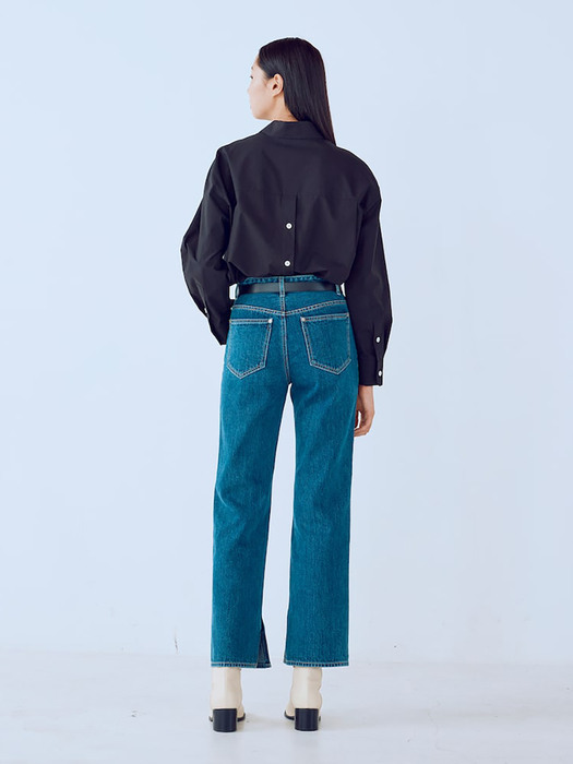 Essential Straight Fit Denim Pants  Blue (KE1821M53P)