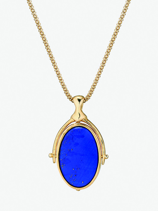 Butterfly Specimen Necklace ( Stone-Lapis Lazuli )