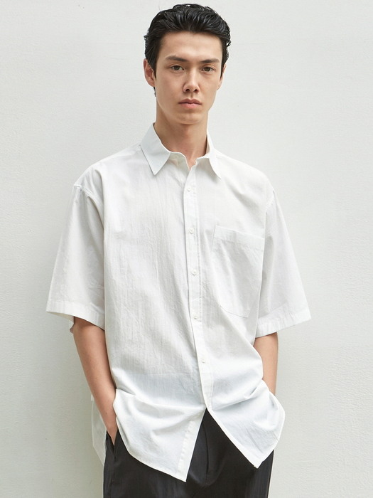 OVERSIZE WASHING SHIRT_WHITE