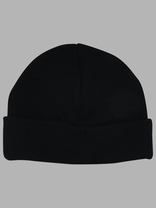 VISITOR FLOWER CUFF BEANIE (BLACK)