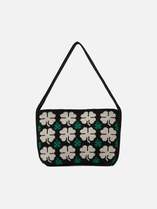 KBP_Lucky Clover Knit Mini Bag