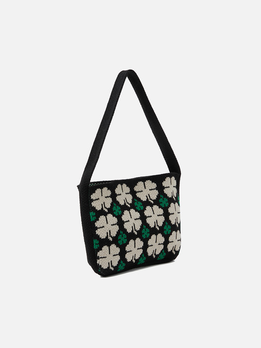KBP_Lucky Clover Knit Mini Bag