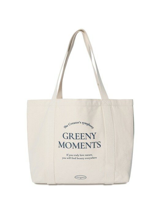 Greeny canvas bag (Navy)