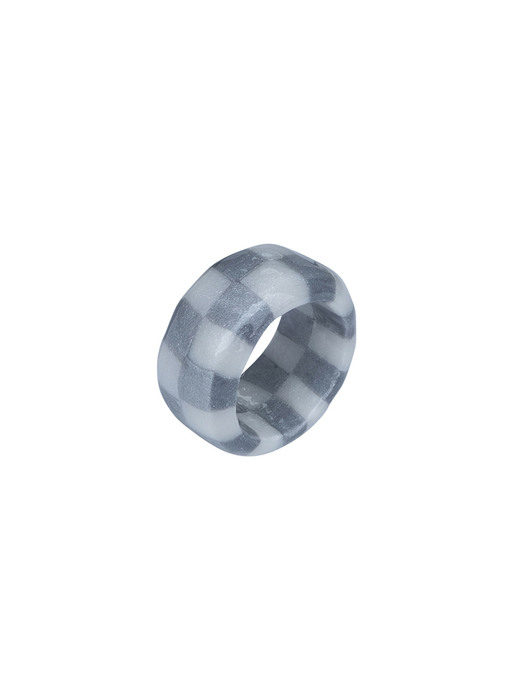 chess ring_silver
