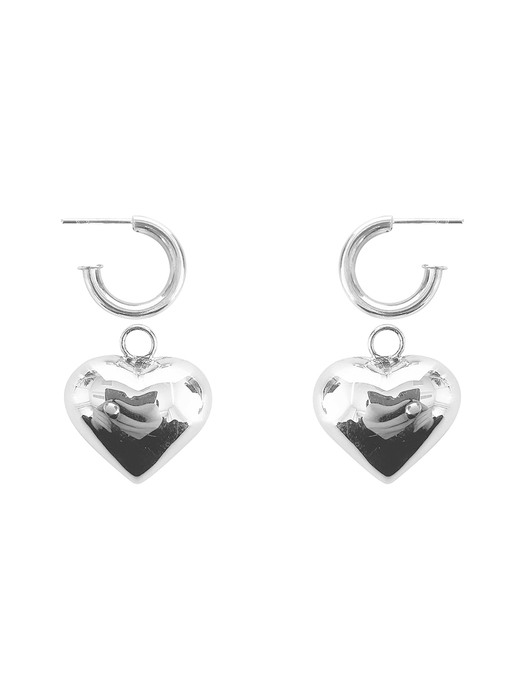 Oversize Heart Earrings