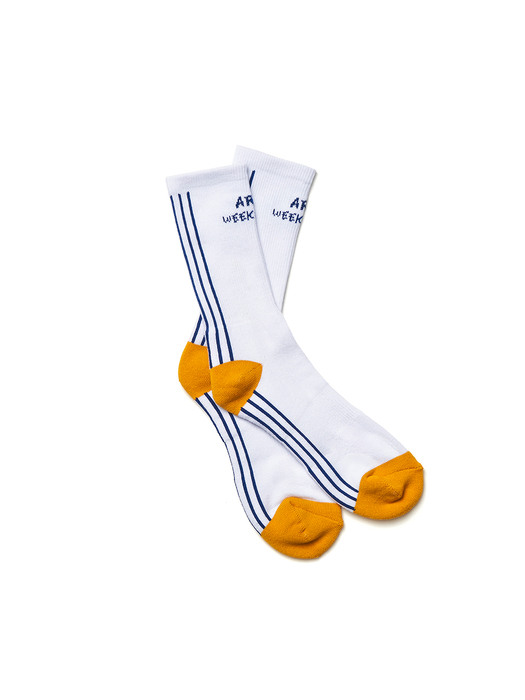 sporty socks [blue stripe]