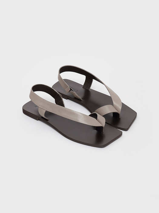 ASTI flat sandals_mauve gray