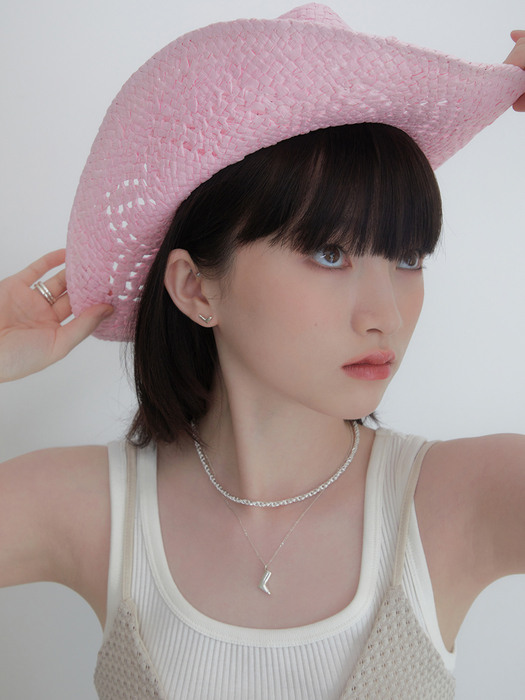 put on your boots necklace silver ver.