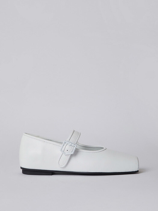 Toe mary Jane flat(white)_DG1DA22505WHT