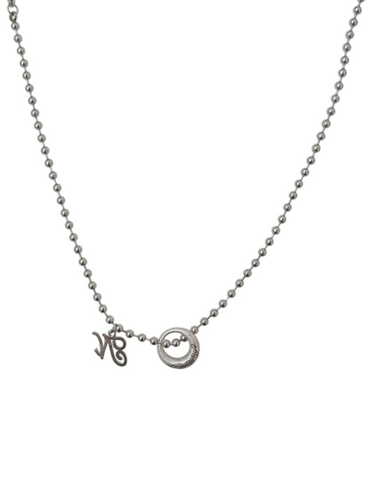 logo pendant necklace