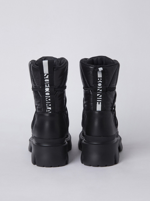 Pearl stopper padding boots(black)_DG4DW22531BLK