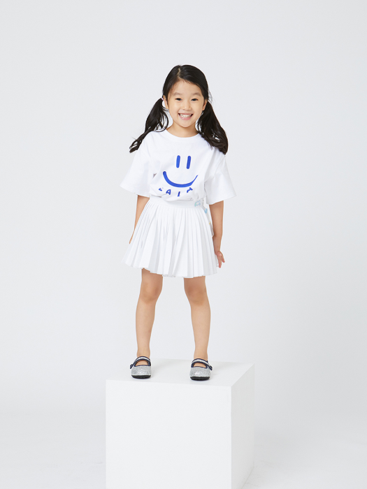 LaLa Kids Front Smile T-shirt(라라 키즈 프론트 스마일 티)