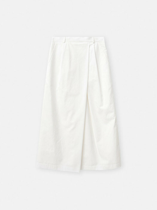 Lona wrap skirt (white)