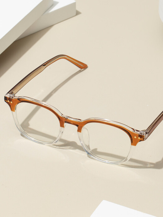 RECLOW FB307 BROWN CRYSTAL GLASS 안경