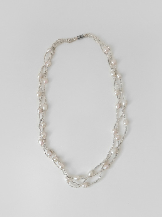 pure beads pearl necklace