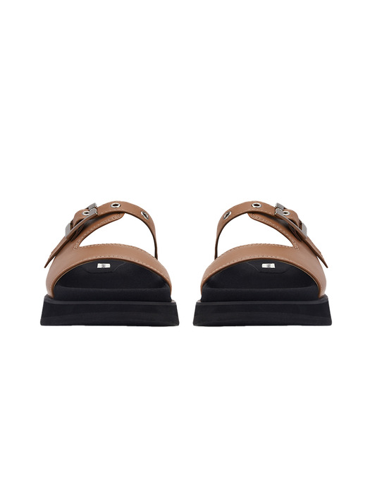 Buckle Sandals / Brown
