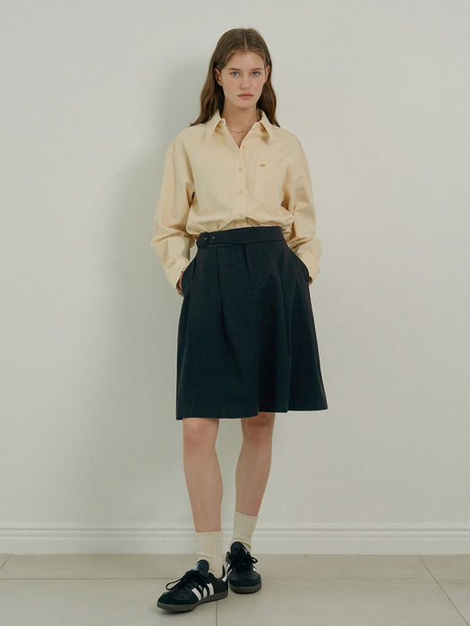 W Oxford French Shirt_Butter
