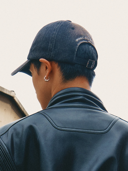 [단독] Washed Denim Knockin Logo B.B Cap (3COLOR)