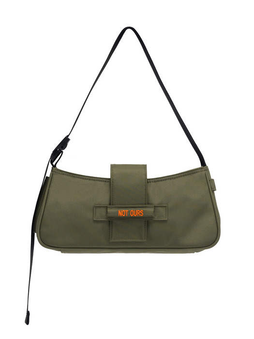 Recycled nylon utility mini bag | Olive