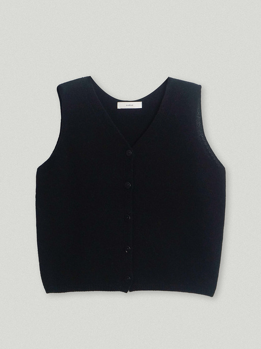 bolero vest set_black