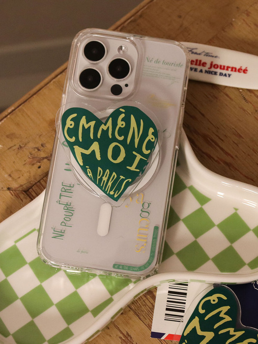 Voyageurs GREEN Magsafe phone case SET