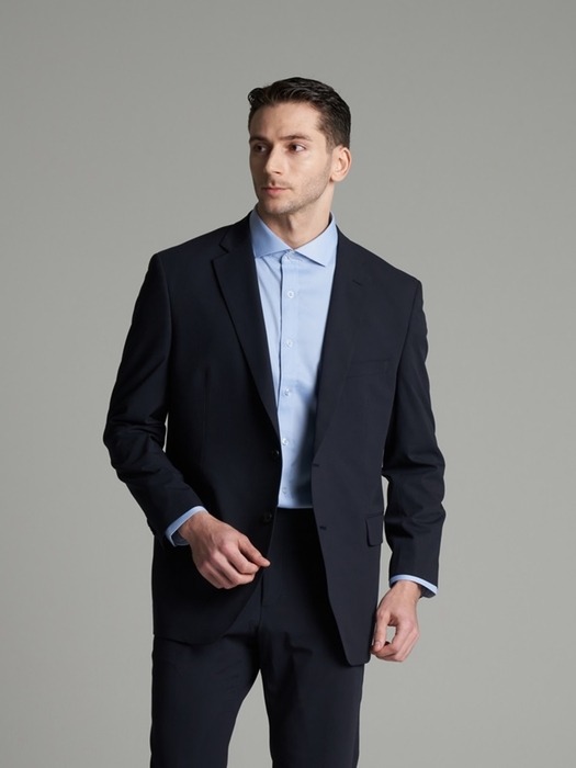 [M~5XL] Basic Single Set-up Blazer_navy