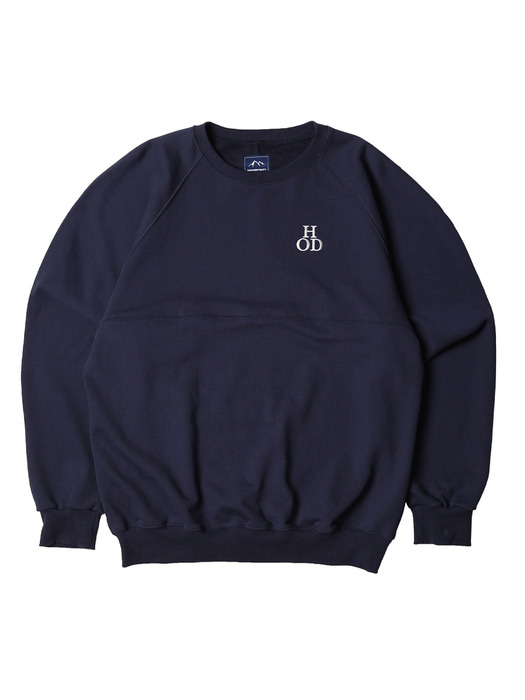 BIO WASHED SWEAT SHIRTS (MIDNIGHT BLUE)