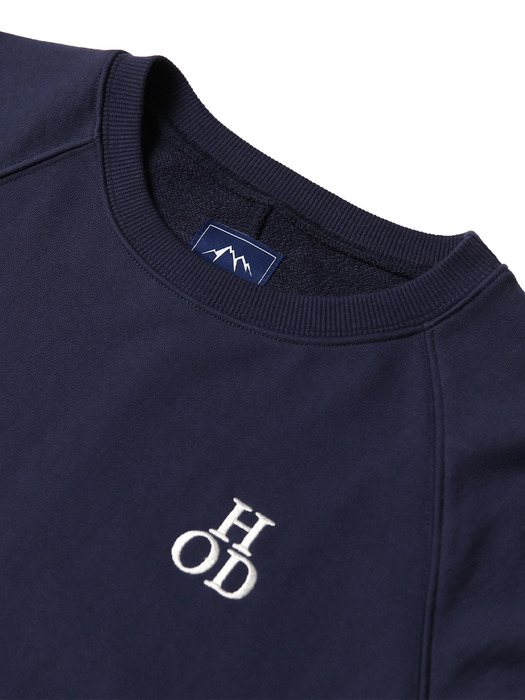 BIO WASHED SWEAT SHIRTS (MIDNIGHT BLUE)