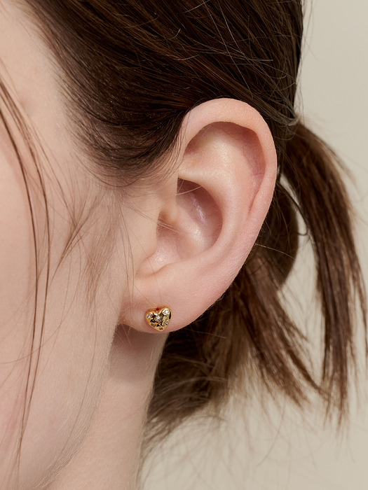 [sv925] mini alice heart earring
