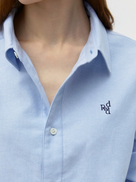 dpwd logo standard shirts - light blue