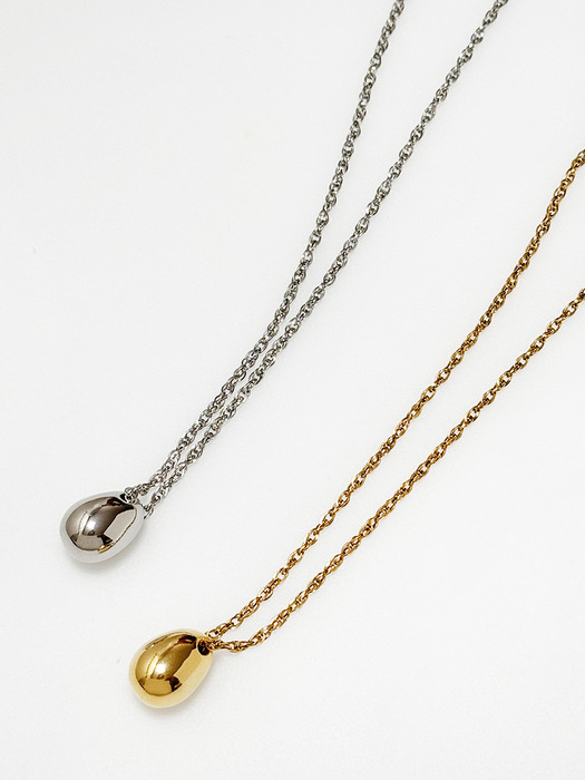 Egg Ball Twoway Necklace / 2color