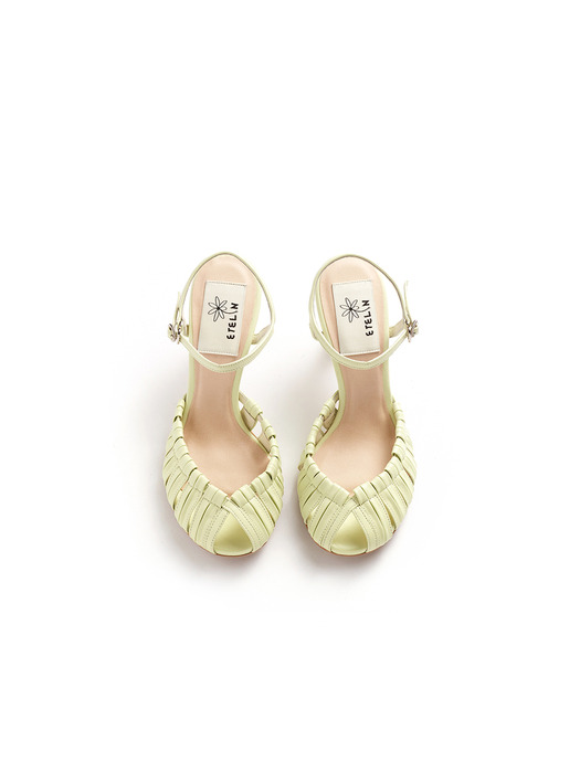 Sunny Multi Strap Sandals - Lime Mint