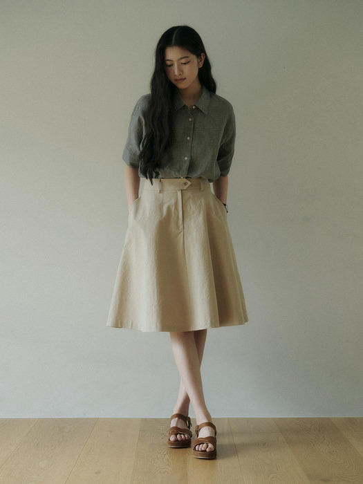 EVER FLARE HALF SKIRT_3colors